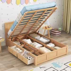 Lift-Up Storage Bed