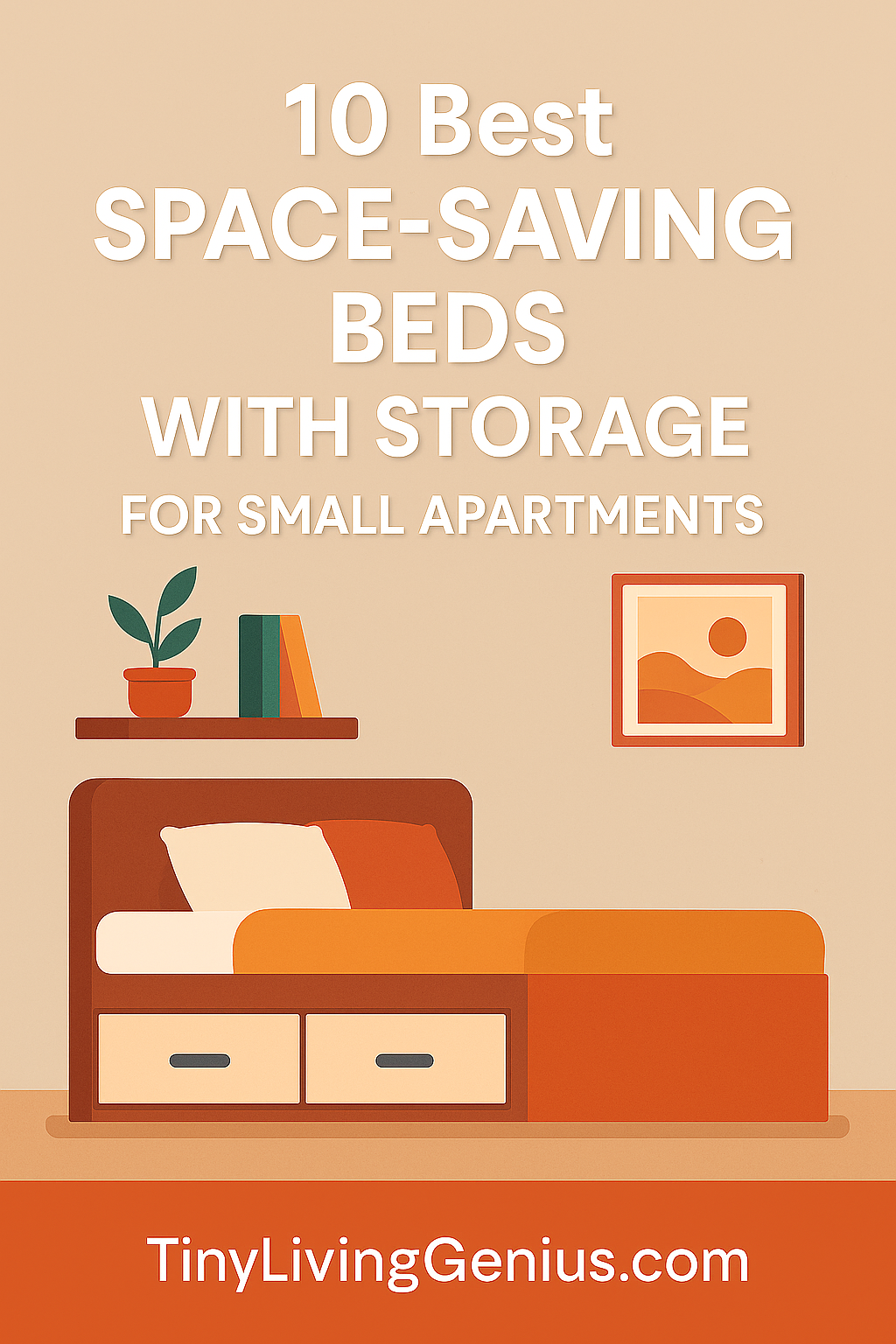 Smart Bed Frames with Storage for Small Apartments