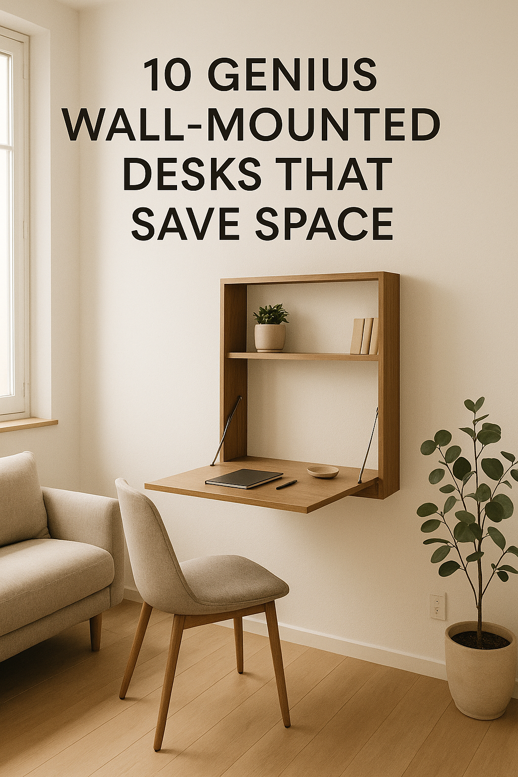 10 Genius Wall-Mounted Desks That Save Space