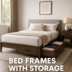 bed frame with storage