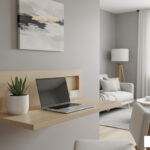 wall mounted desks for small spaces