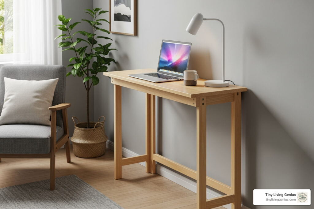 narrow folding table 18 x 48