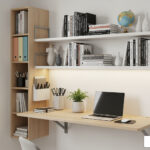 Wall desk organization
