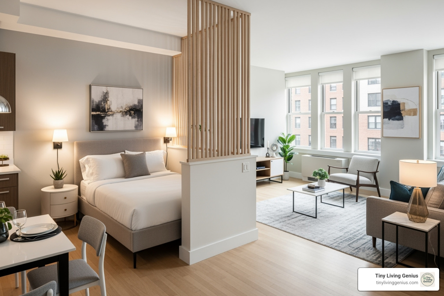 alcove studio layout