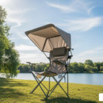 folding chair with canopy