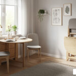 folding table and chairs