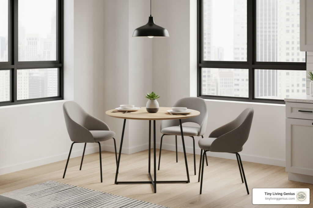 small dining room tables for small spaces