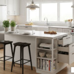 small kitchen table island