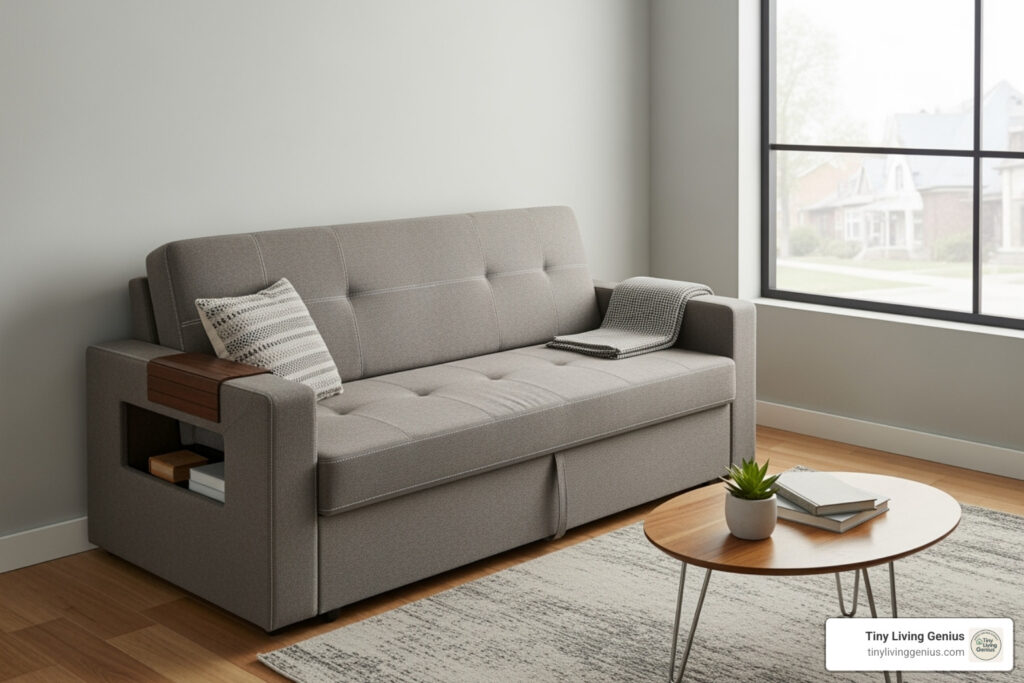 small sofa sleeper bed