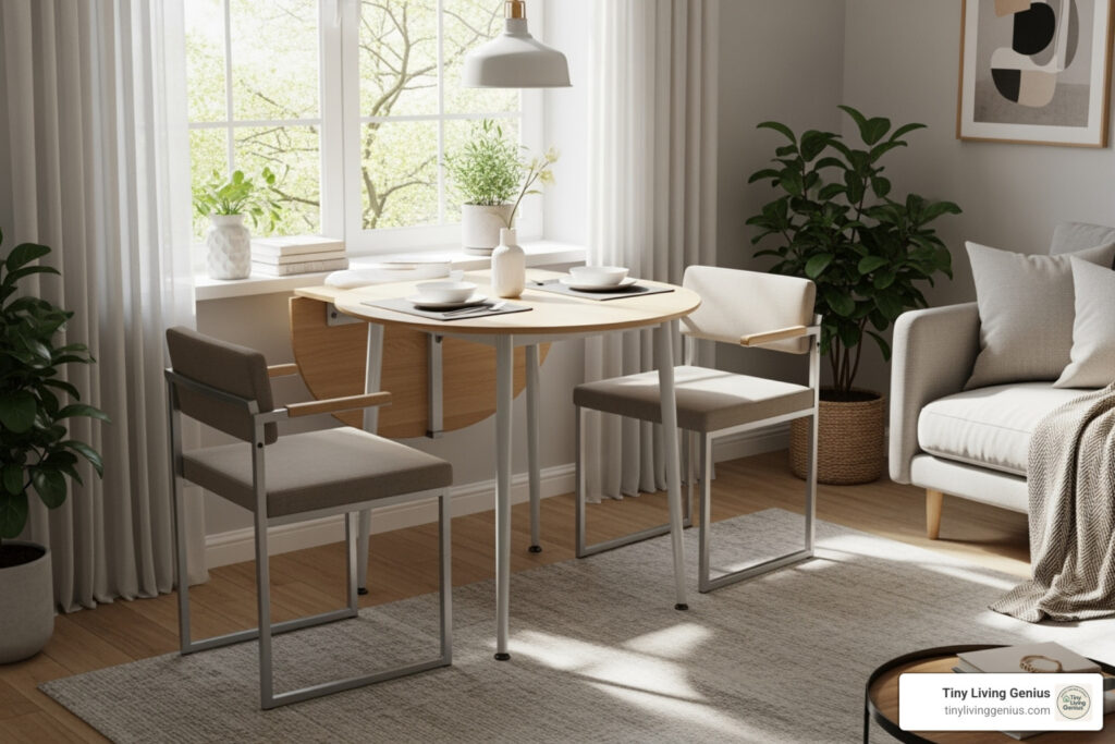 small space dining tables