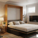 space saving murphy bed chest