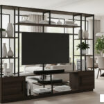 tv rack partition design