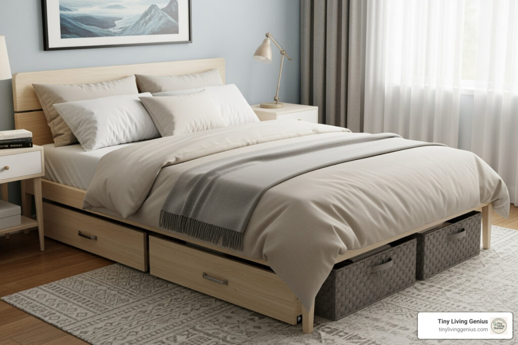 under bed storage ideas