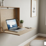 wall hung folding desk