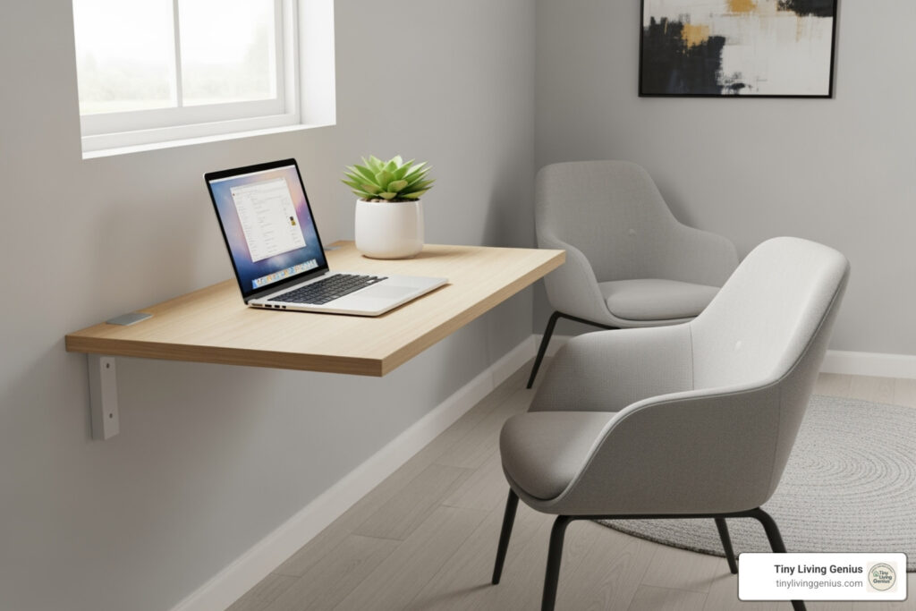 wall mounted wall desk