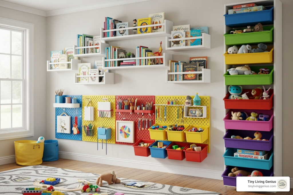 playroom ideas using vertical space