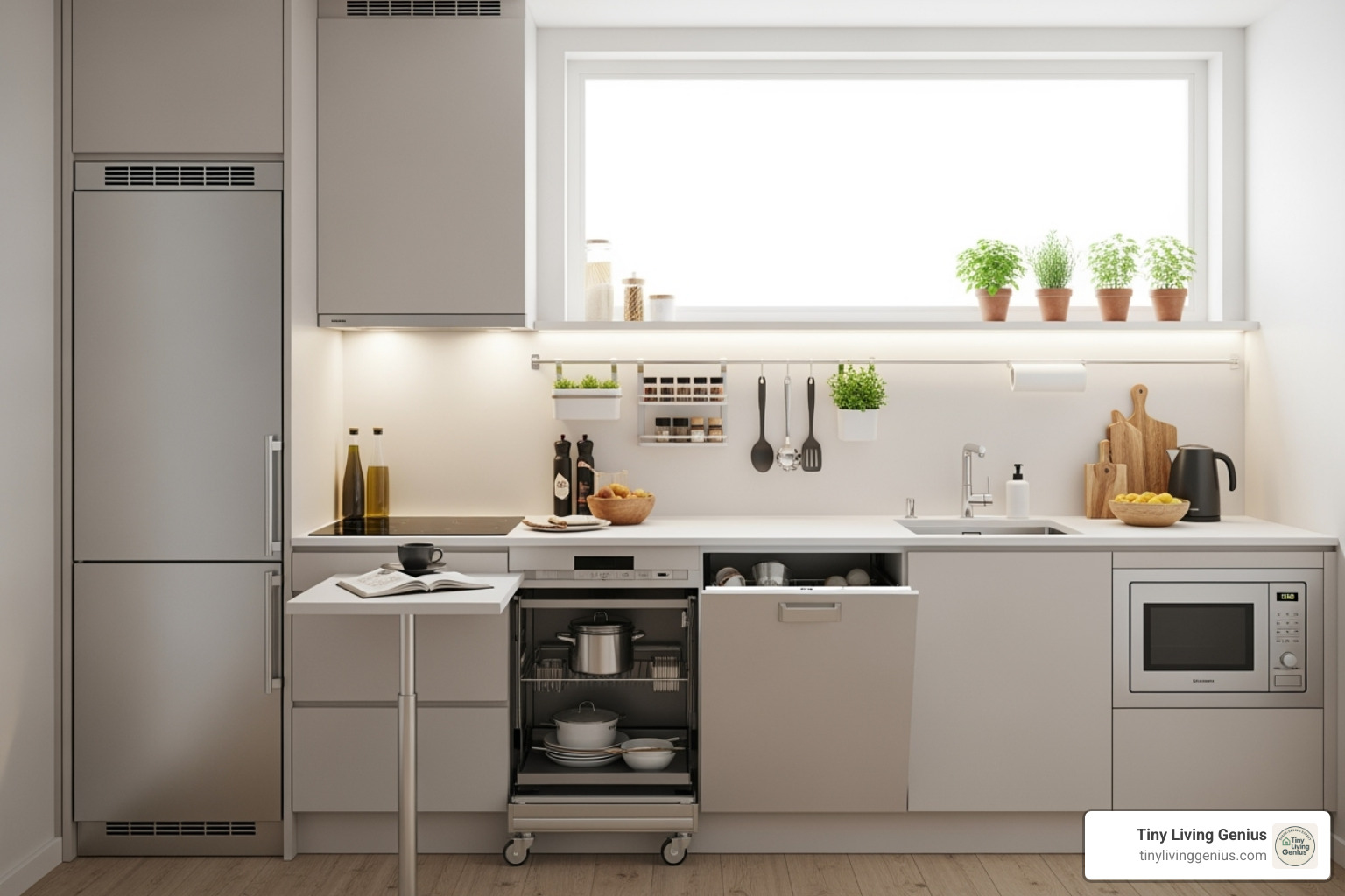 Space saving kitchen designs